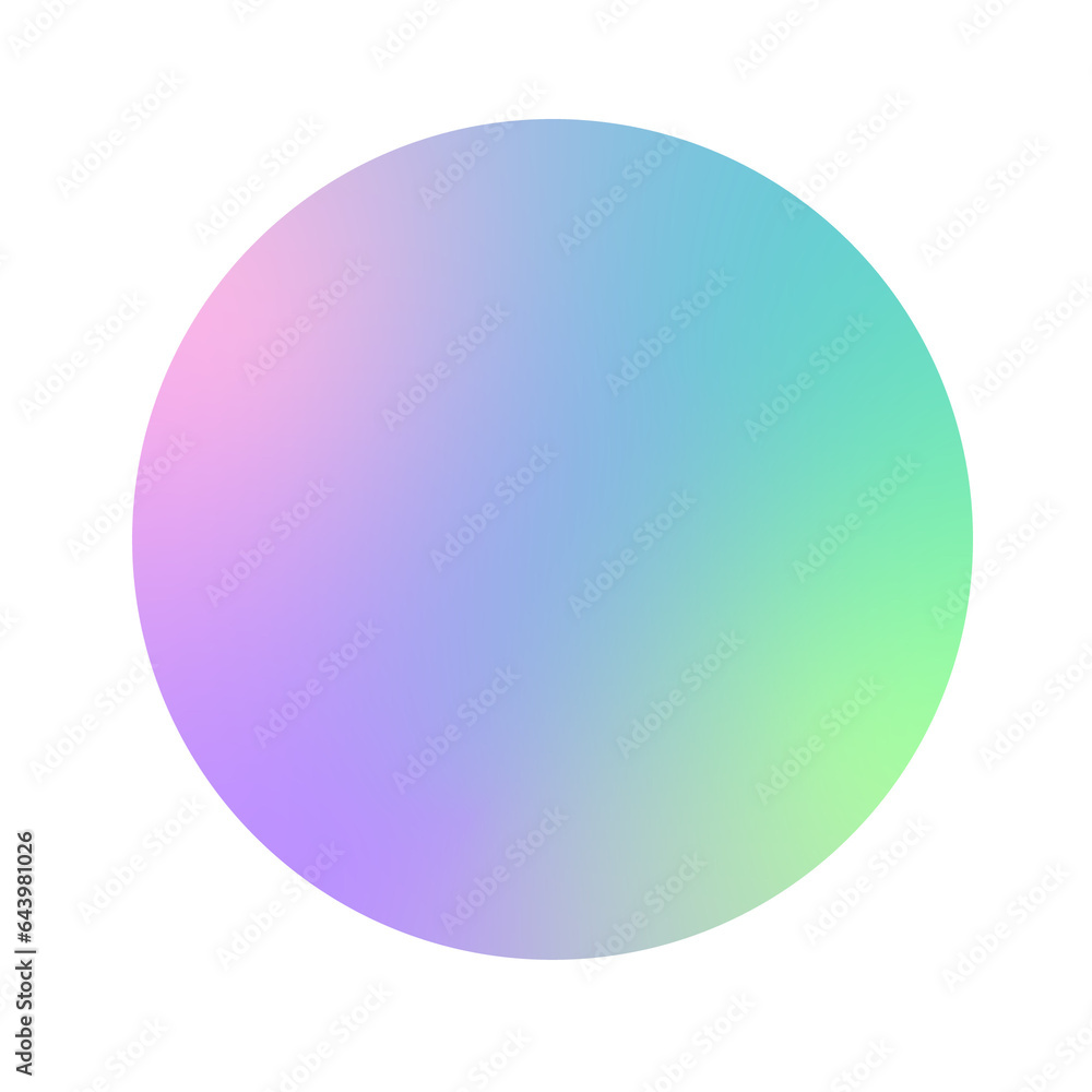 Gradient fluid shape