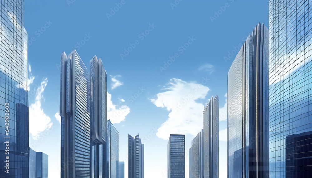 Skyscrapers Modern Background