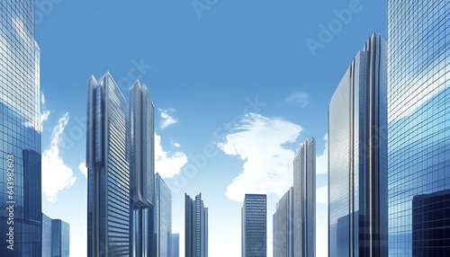 Skyscrapers Modern Background