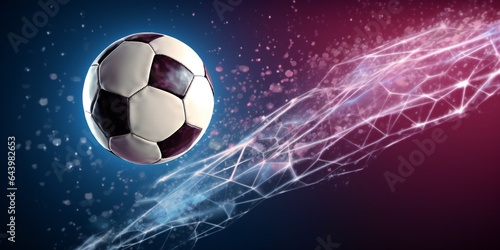 Soccer Ball Impacting the Net