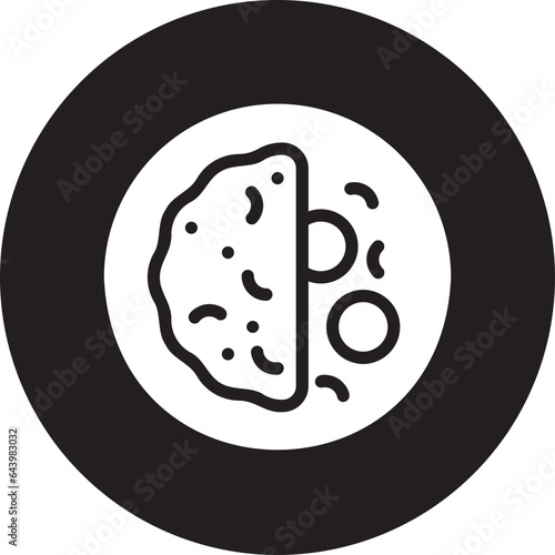 omelette glyph icon