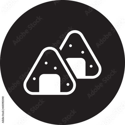 onigiri glyph icon
