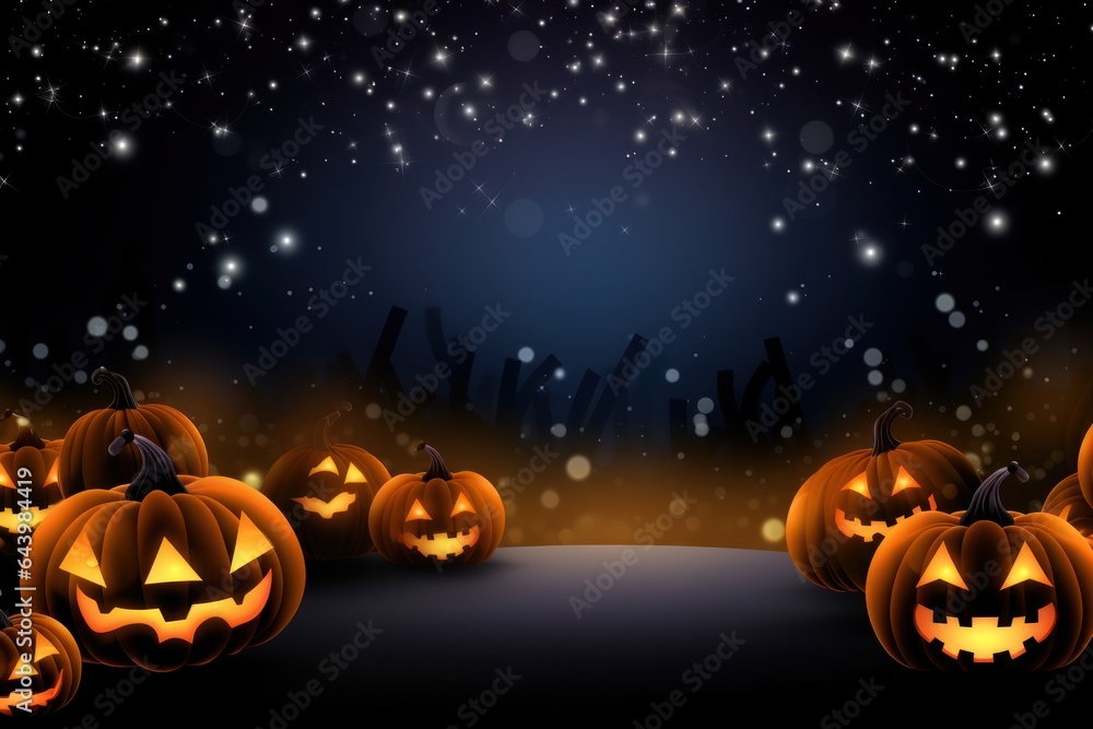 Halloween glitter glow Bokeh Light Background Halloween glitter glow Bokeh Light Background