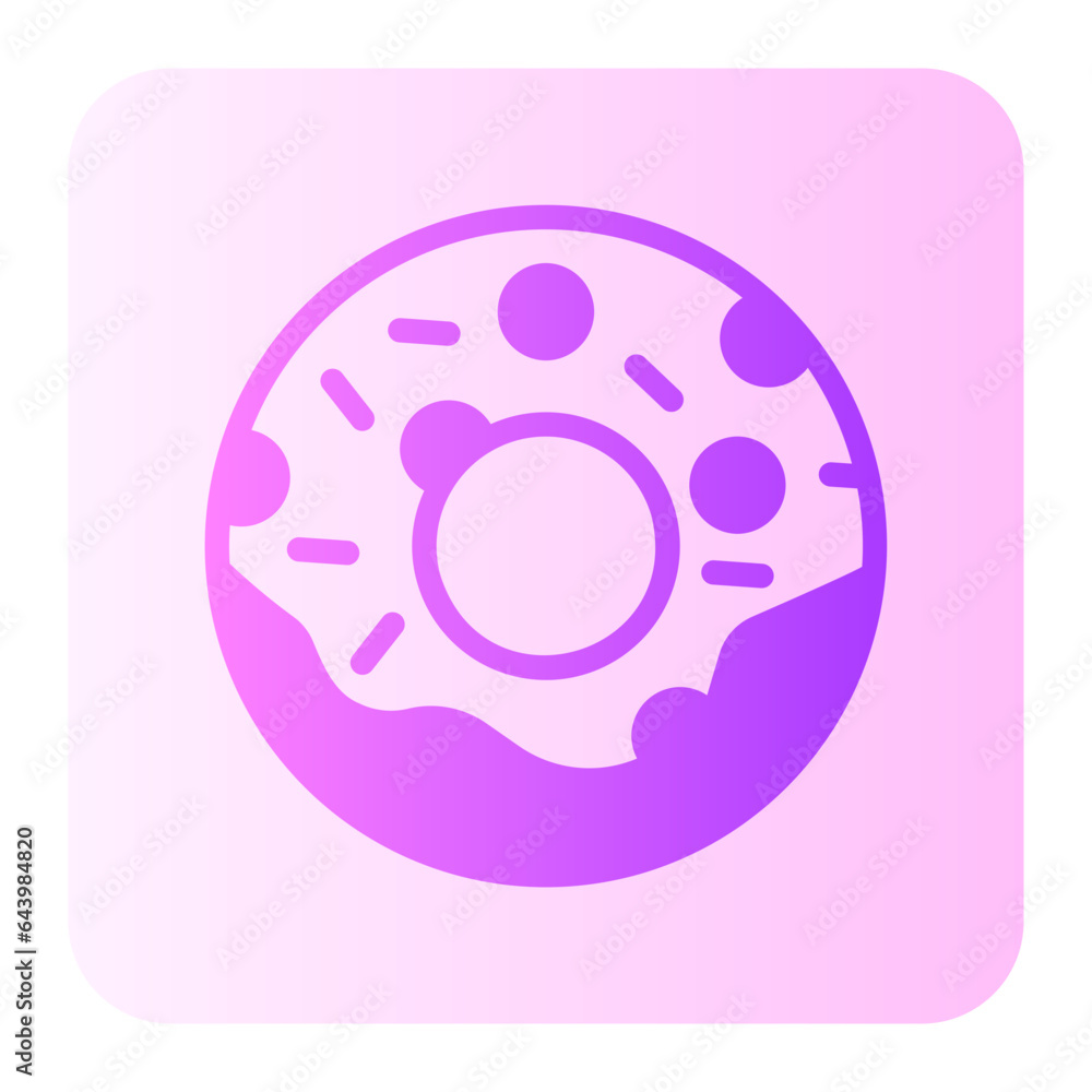 donut gradient icon