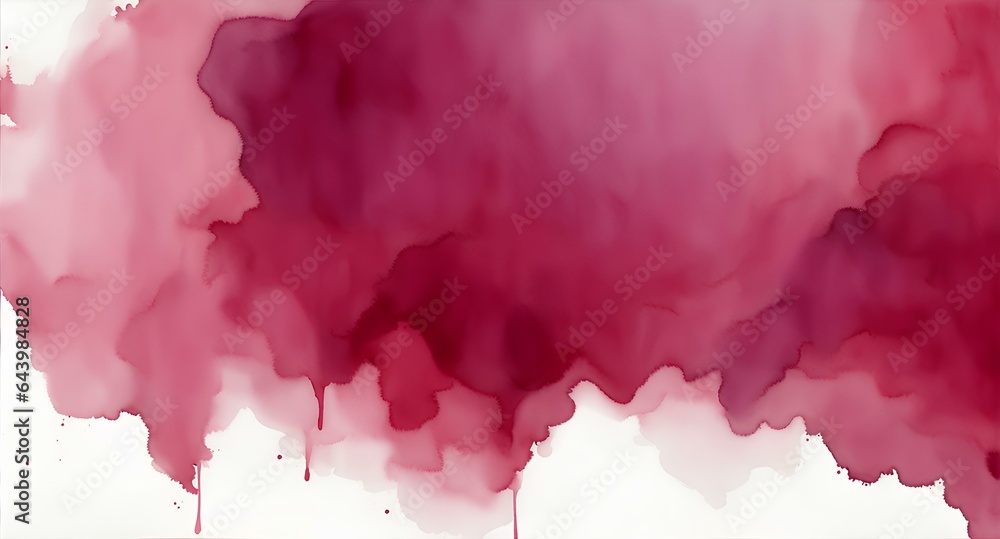 Elegant Maroon Abstract Watercolor Background, Colorful Liquid Paint Abstract, Abstract Watercolor Texture, High Resolution
