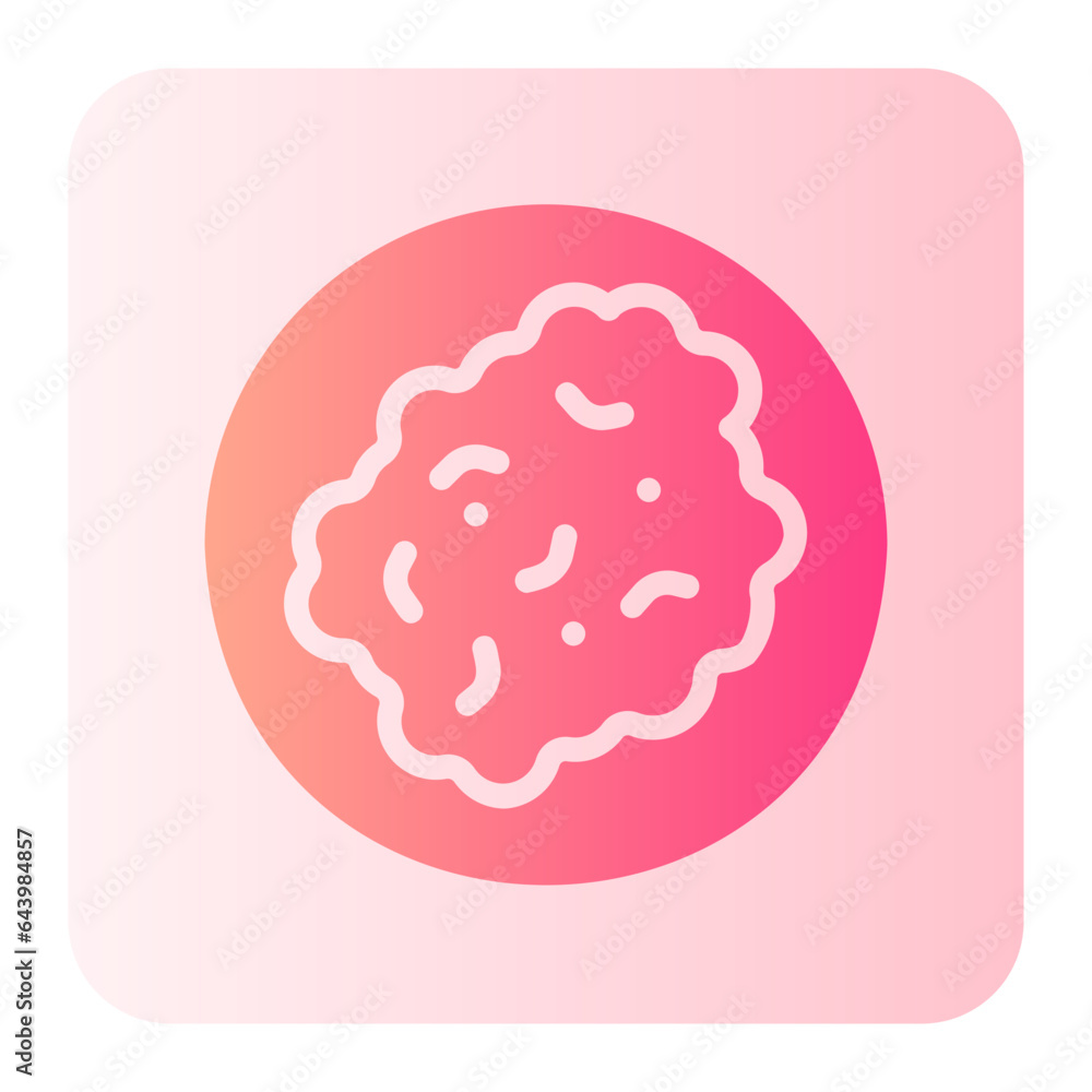 scrambled eggs gradient icon scrambled eggs gradient icon
