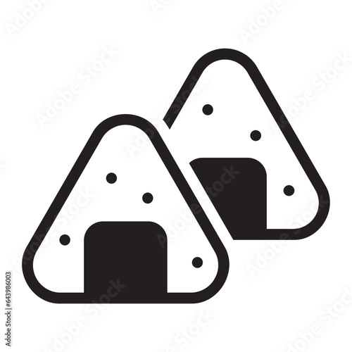 onigiri glyph icon