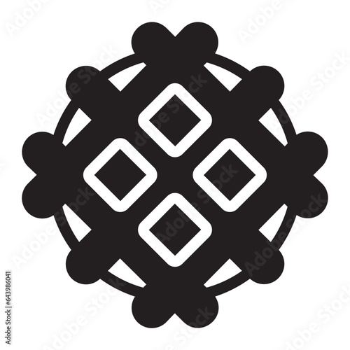 waffle glyph icon