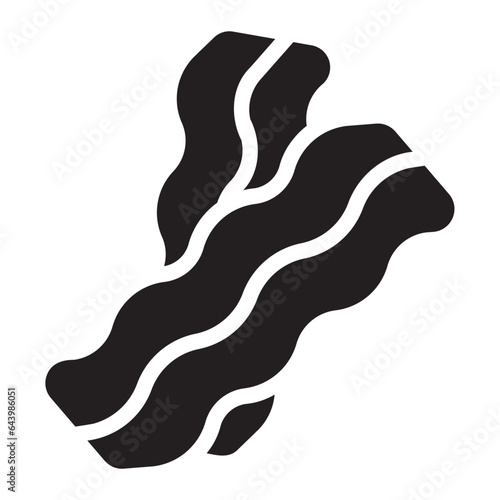 bacon glyph icon