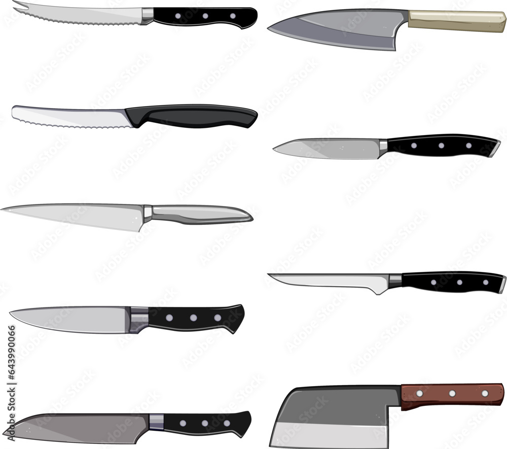 knife set cartoon. fork food, spoon symbol, silverware silhouette knife sign. isolated symbol vector illustration knife set cartoon. fork food, spoon symbol, silverware silhouette knife sign. isolated symbol vector illustration
