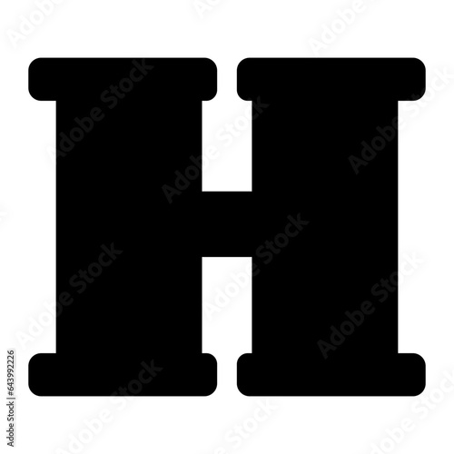 letter h icon