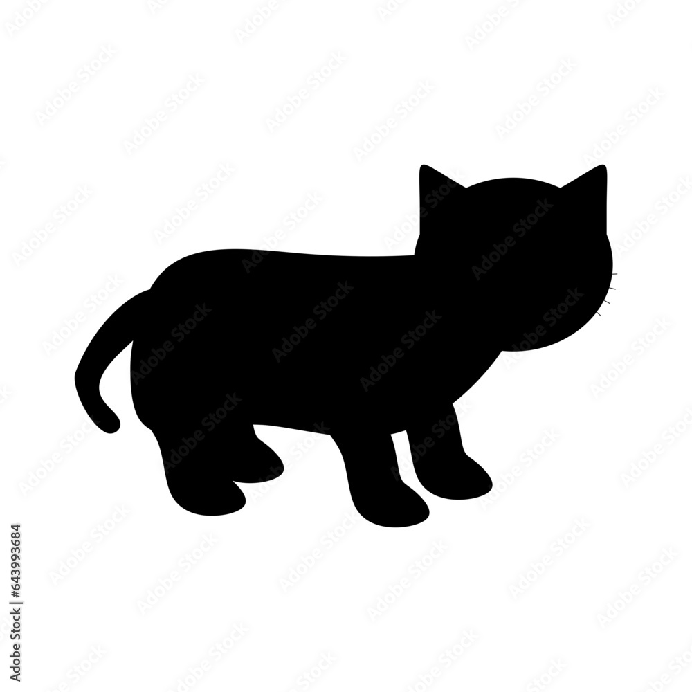 silhouette cat silhouette cat