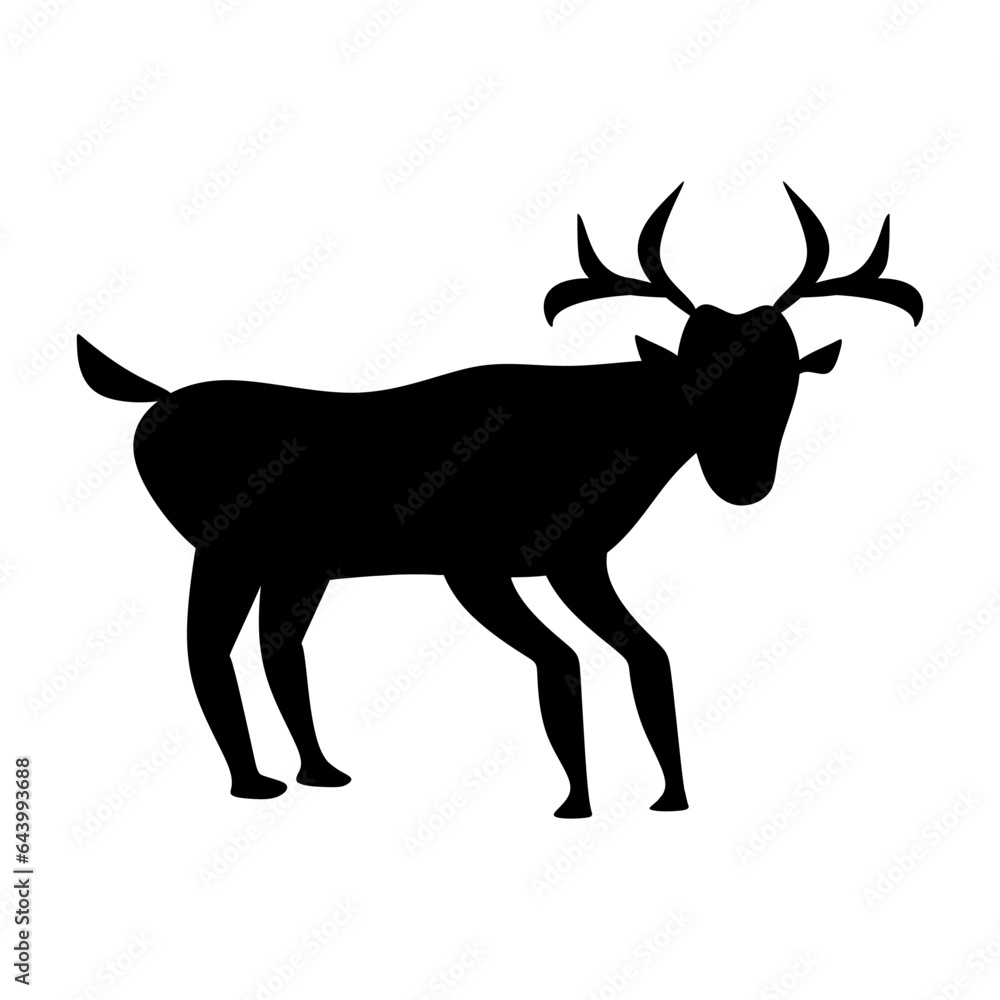 deer silhouette vector deer silhouette vector
