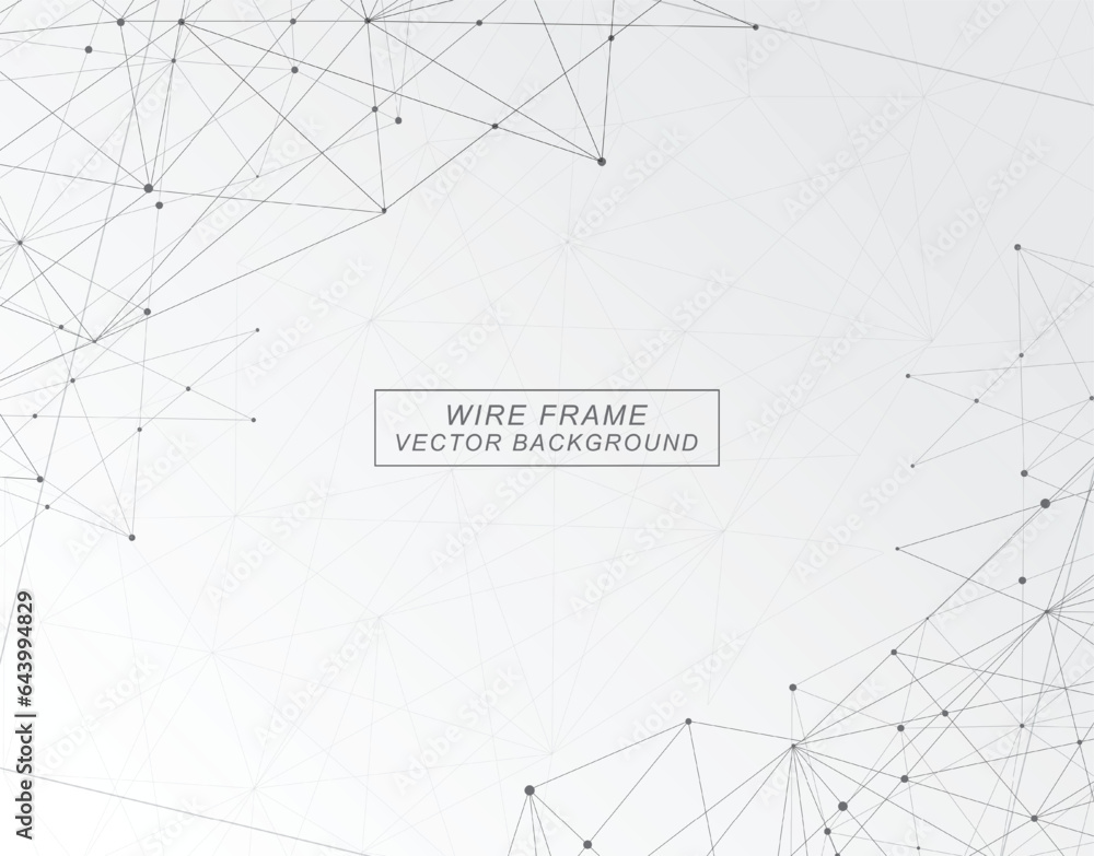 Abstract technology geometric wire frame background. Abstract technology geometric wire frame background.