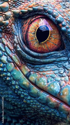 The Eye of the Reptile: A Close-Up Look © Moon