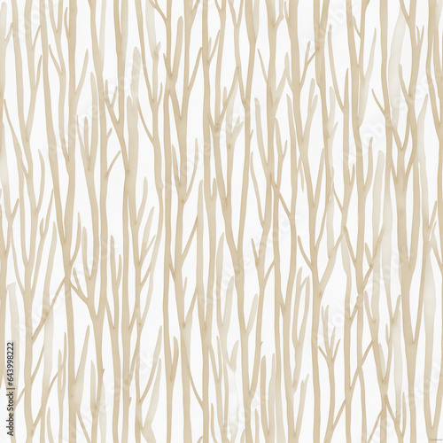 Natural Harmony: Neutral-Toned Tree Branch Pattern