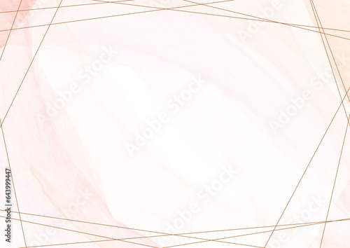 水彩背景とフレームイメージ背景