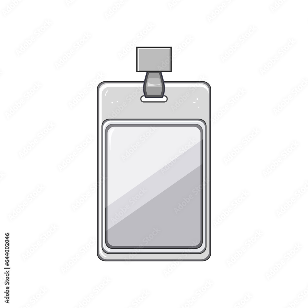 name id card cartoon. pass business, office information, contact employee name id card sign. isolated symbol vector illustration name id card cartoon. pass business, office information, contact employee name id card sign. isolated symbol vector illustration