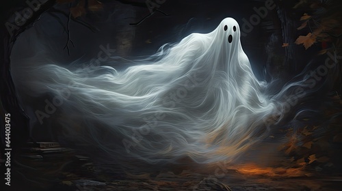 Fototapeta kuchenna Halloween ghost background