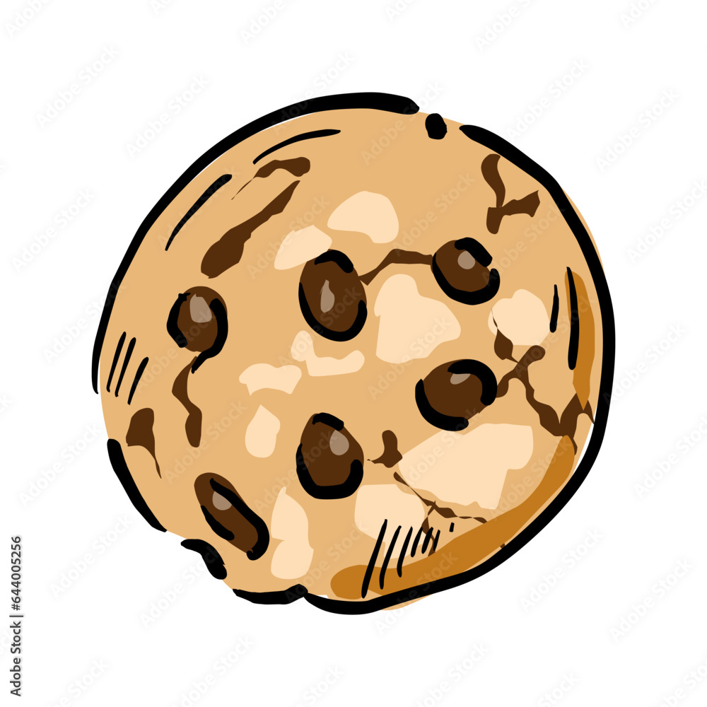 Fototapeta premium cookie cartoon vector 2