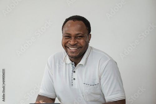 Foto African american man at home