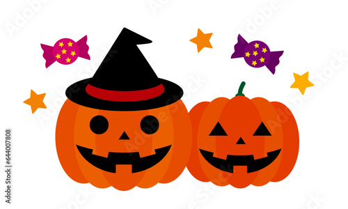 ジャック・オー・ランタン　二つ横並び