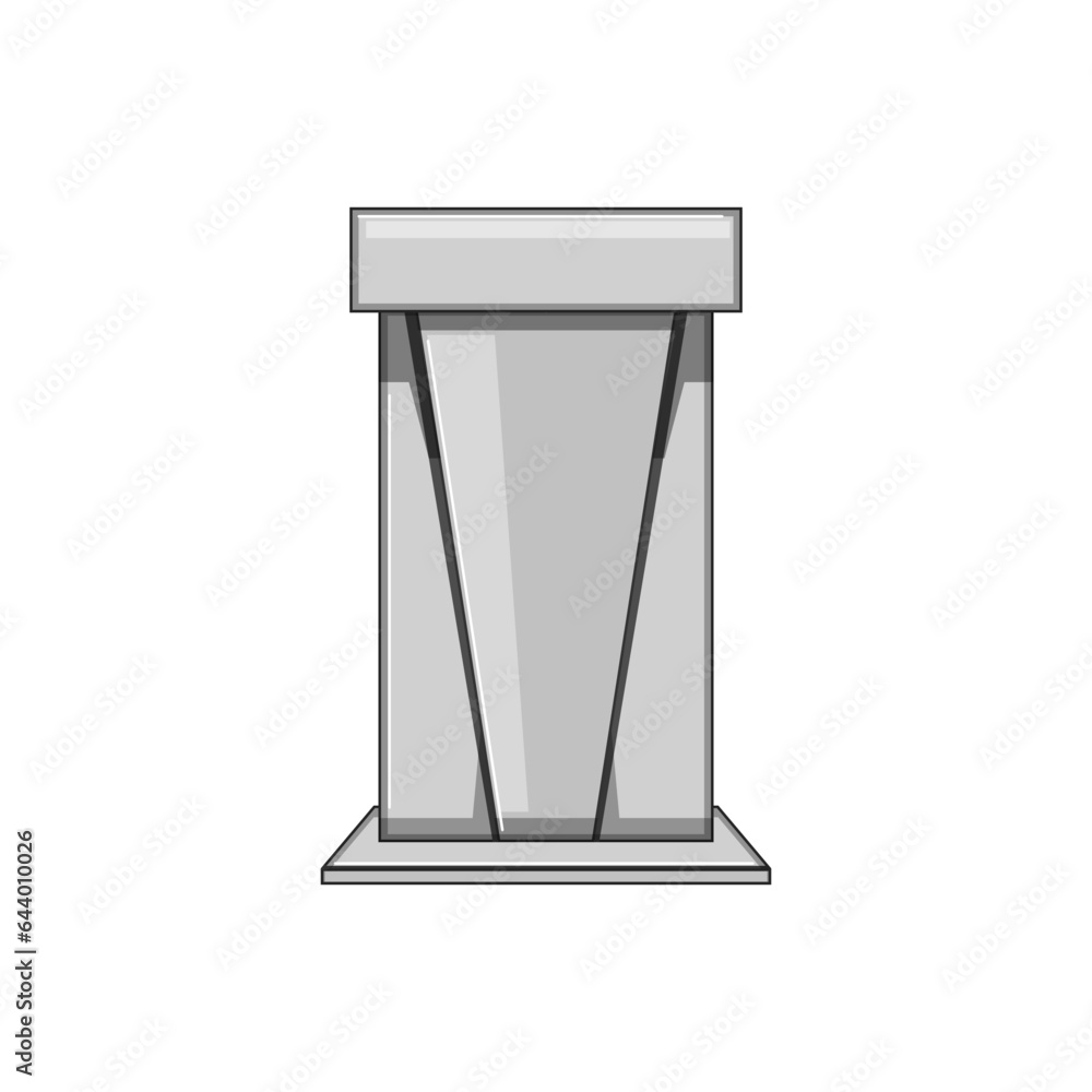 display podium cartoon. pedestal stand, abstract scene, studio cylinder display podium sign. isolated symbol vector illustration display podium cartoon. pedestal stand, abstract scene, studio cylinder display podium sign. isolated symbol vector illustration