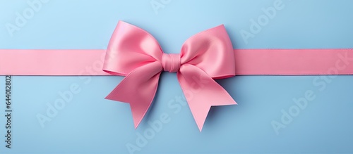 Awareness ribbon for birth defects SID infertility pregnancy loss and prenatal infection prevention on a isolated pastel background Copy space Clipping path included