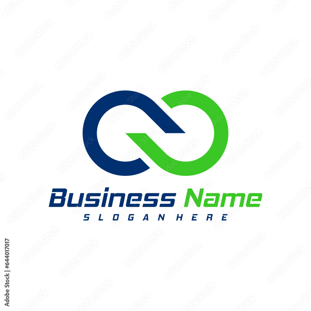 Infinity logo design vector. Nolimit logo design template concept Infinity logo design vector. Nolimit logo design template concept