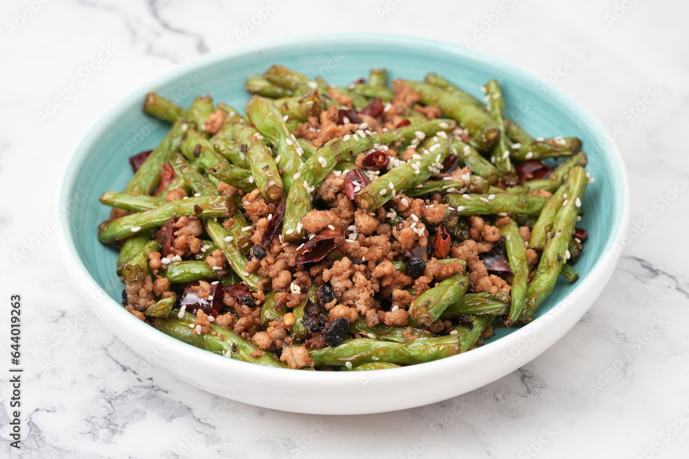 stir fried long beam stir fried long beam