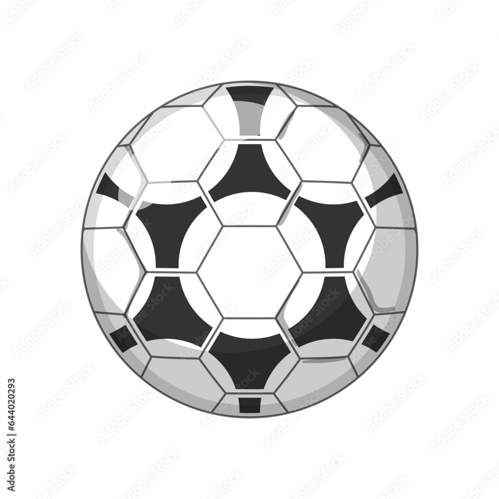 Fototapeta premium team soccer ball cartoon. match foot, game tournament, championship goal team soccer ball sign. isolated symbol vector illustration