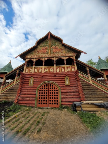 old wooden house in thailand