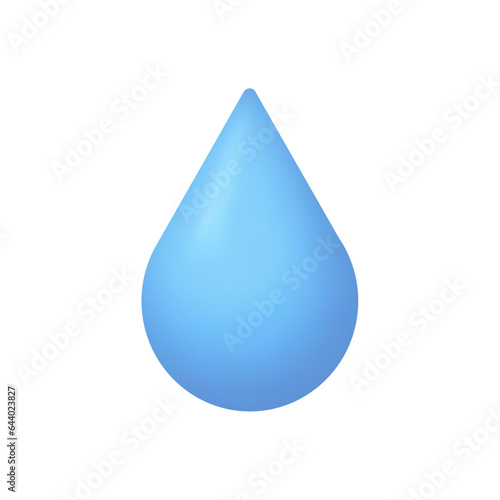 3d Realistic Drop Water vector illustrations