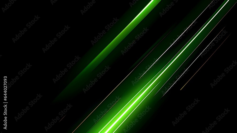ai generated desktop wallpaper,abstract background with lines,glowing green neon,abstract backgound