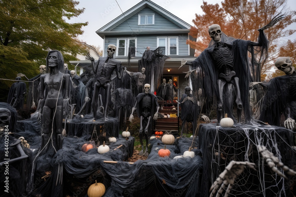 Obraz premium Halloween house decoration