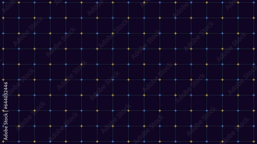 A striking black and yellow checkerboard grid pattern, with small yellow squares placed on top of black squares, creating an eye-catching contrast A striking black and yellow checkerboard grid pattern, with small yellow squares placed on top of black squares, creating an eye-catching contrast