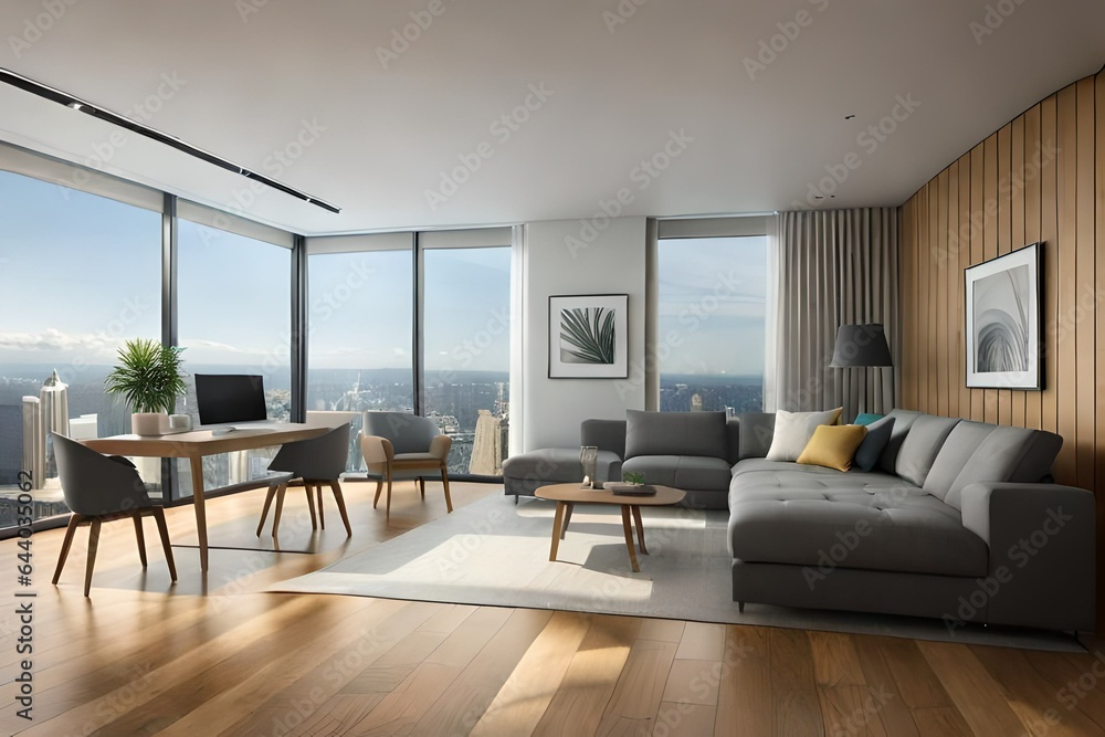 Fototapeta premium living room interior