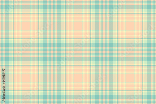 Fabric texture seamless of textile plaid vector with a background tartan check pattern.