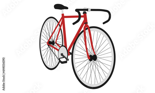 bicycle illustration on a white background