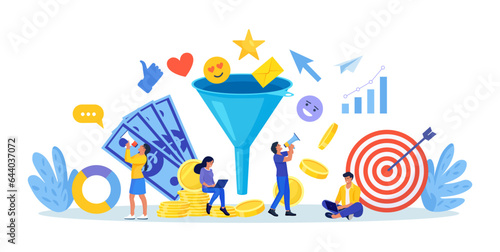 Sales funnel analysis. Digital marketing. Strategy, conversion rate optimization. Lead generation. Social media, SMM to attract buyers. Communication for attracting new customers and making profit