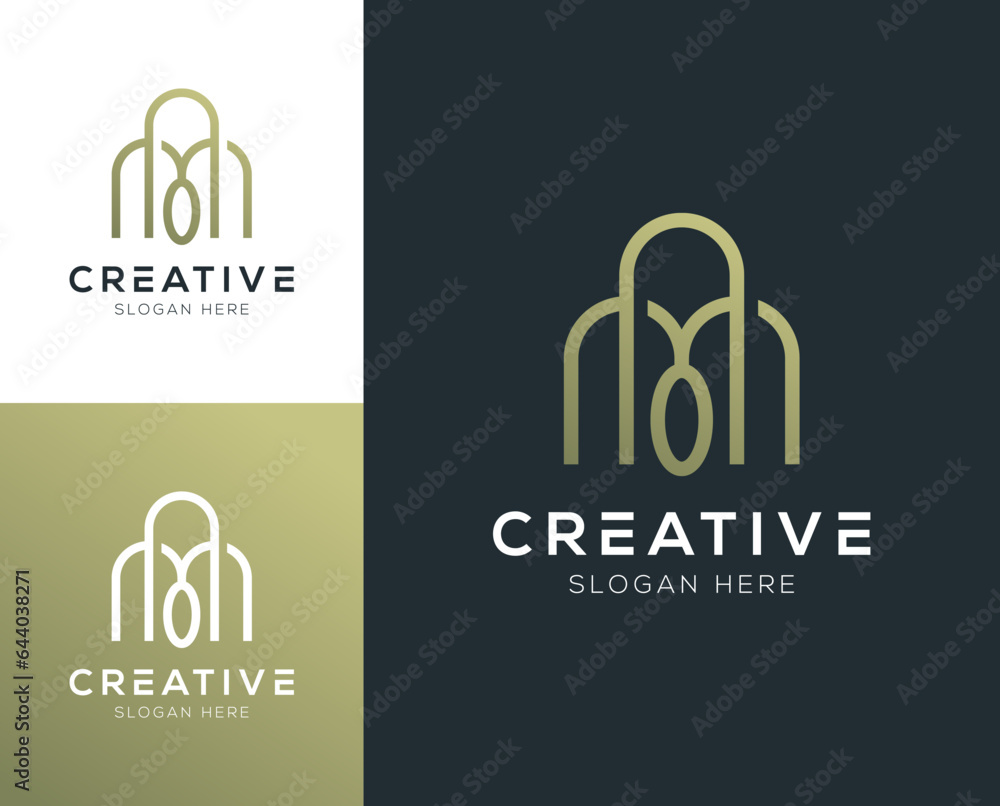 Modern luxury clean initial AM letter logo design vector illustration inspiration Modern luxury clean initial AM letter logo design vector illustration inspiration