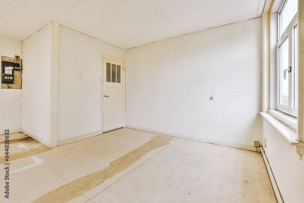 Empty room with window Empty room with window