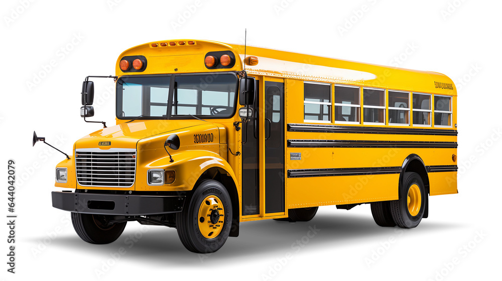 School bus isolated