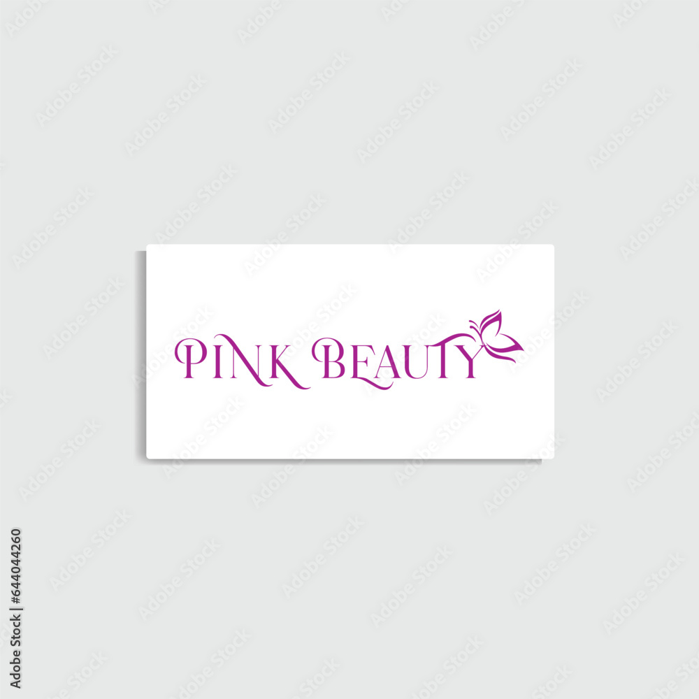 Fototapeta premium Luxury modern woman beauty parlor salon logo