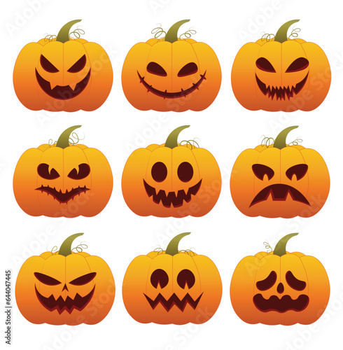 halloween pumpkin set (ID: 644047445)