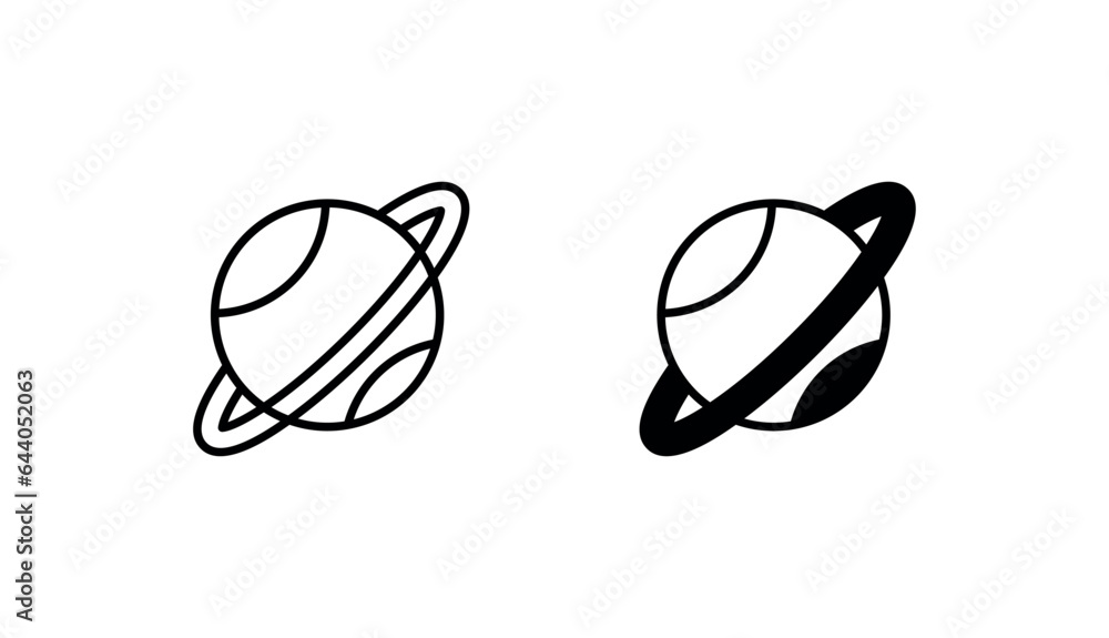 Space icon design with white background stock illustration Space icon design with white background stock illustration