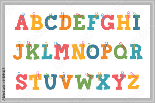 Versatile Collection of Paper Notes Alphabet Letters for Various Uses