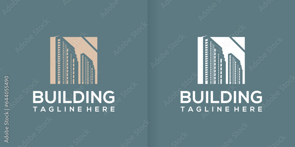 High Rise Tower Logo Collection of high rise building logos in dubai, luxury and modern ...