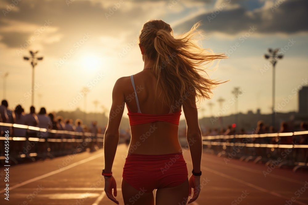 Pace and Passion: Following the Energetic Path of a Female Runner through Her Back View
