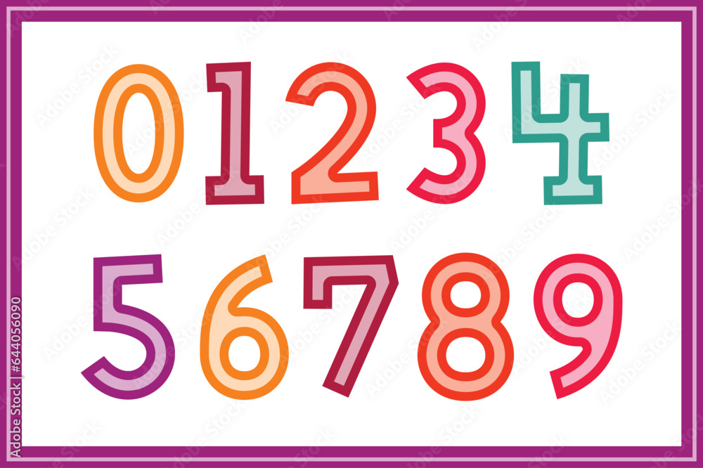 Versatile Collection of Kids Choice Numbers for Various Uses Versatile Collection of Kids Choice Numbers for Various Uses